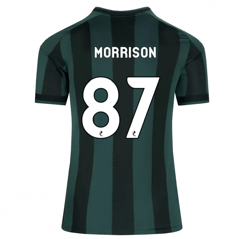 Danxen Damen Joe Morrison #87 Dunkles Schiefergrau Schwarz Auswärtstrikot Trikot 2026/27 T-Shirt Österreich