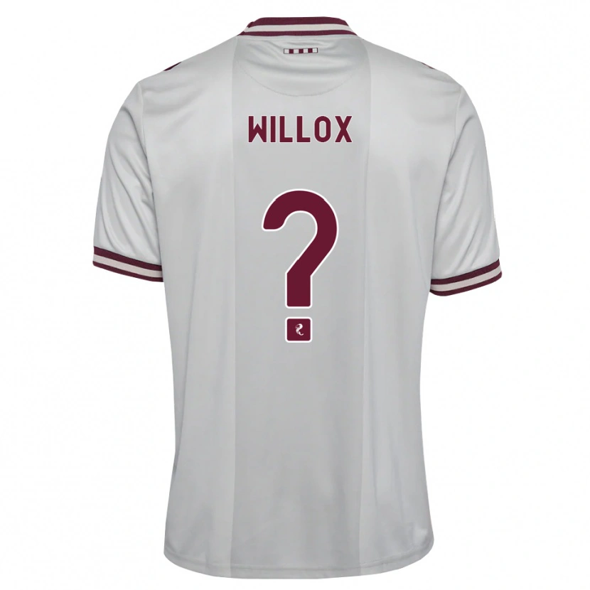 Danxen Damen Harry Willox #0 Weiß Burgunder Auswärtstrikot Trikot 2026/27 T-Shirt Österreich