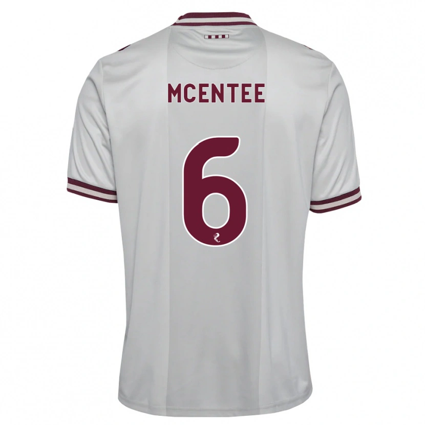 Danxen Damen Oisin Mcentee #6 Weiß Burgunder Auswärtstrikot Trikot 2026/27 T-Shirt Österreich