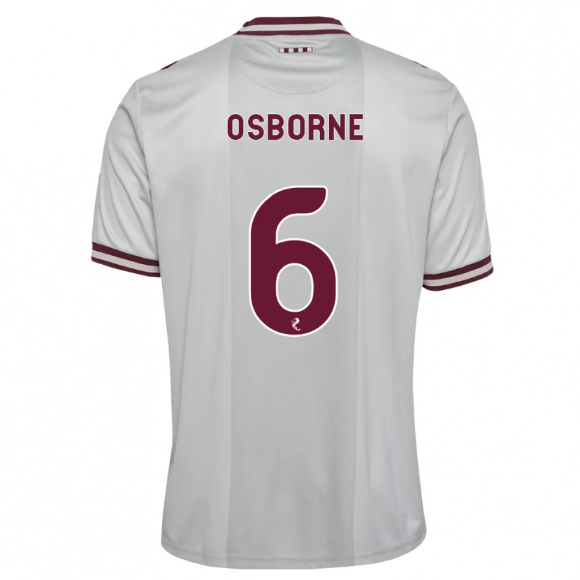 Danxen Damen Alfie Osborne #6 Weiß Burgunder Auswärtstrikot Trikot 2026/27 T-Shirt Österreich