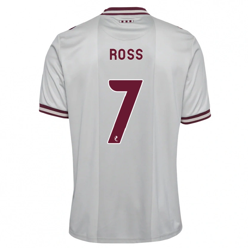 Danxen Damen Mackenzie Ross #7 Weiß Burgunder Auswärtstrikot Trikot 2026/27 T-Shirt Österreich