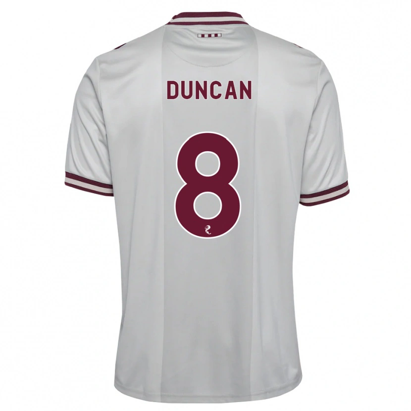 Danxen Damen Ryan Duncan #8 Weiß Burgunder Auswärtstrikot Trikot 2026/27 T-Shirt Österreich