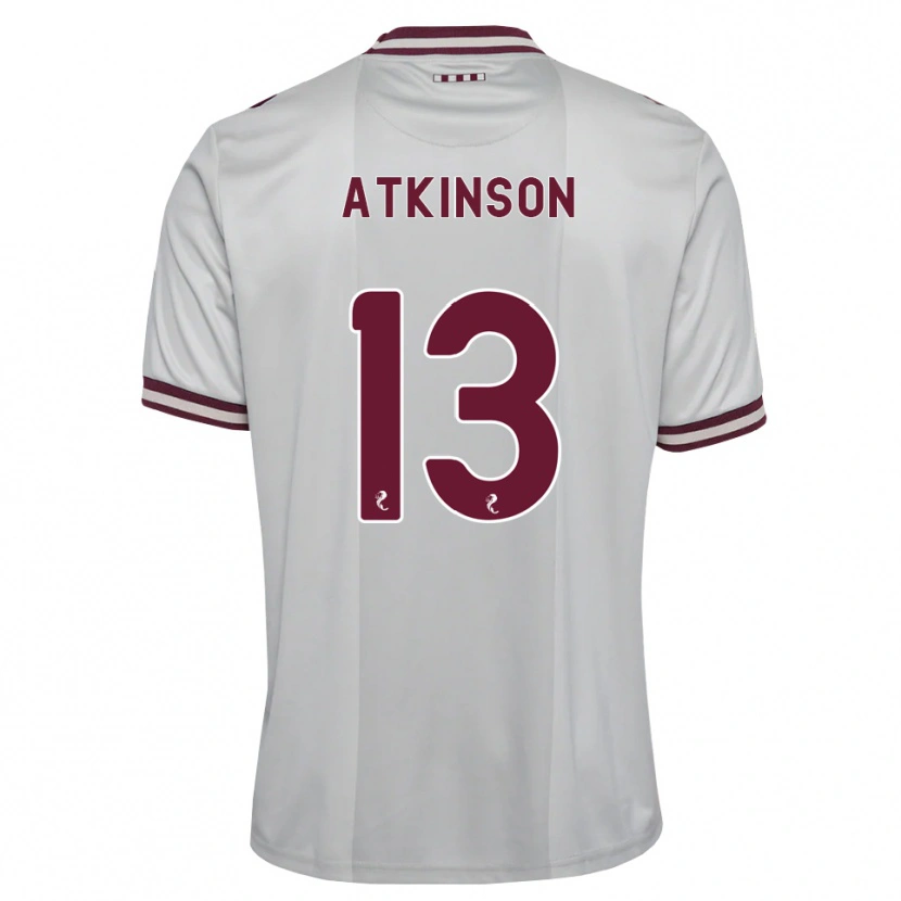 Danxen Damen Nathaniel Atkinson #13 Weiß Burgunder Auswärtstrikot Trikot 2026/27 T-Shirt Österreich