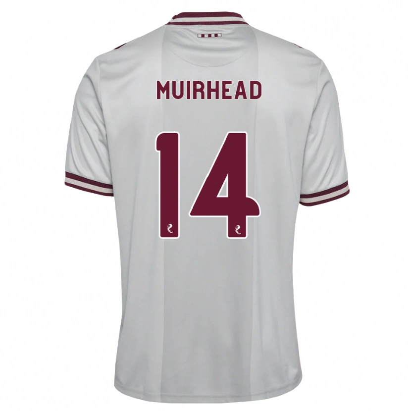 Danxen Damen Owen Muirhead #14 Weiß Burgunder Auswärtstrikot Trikot 2026/27 T-Shirt Österreich