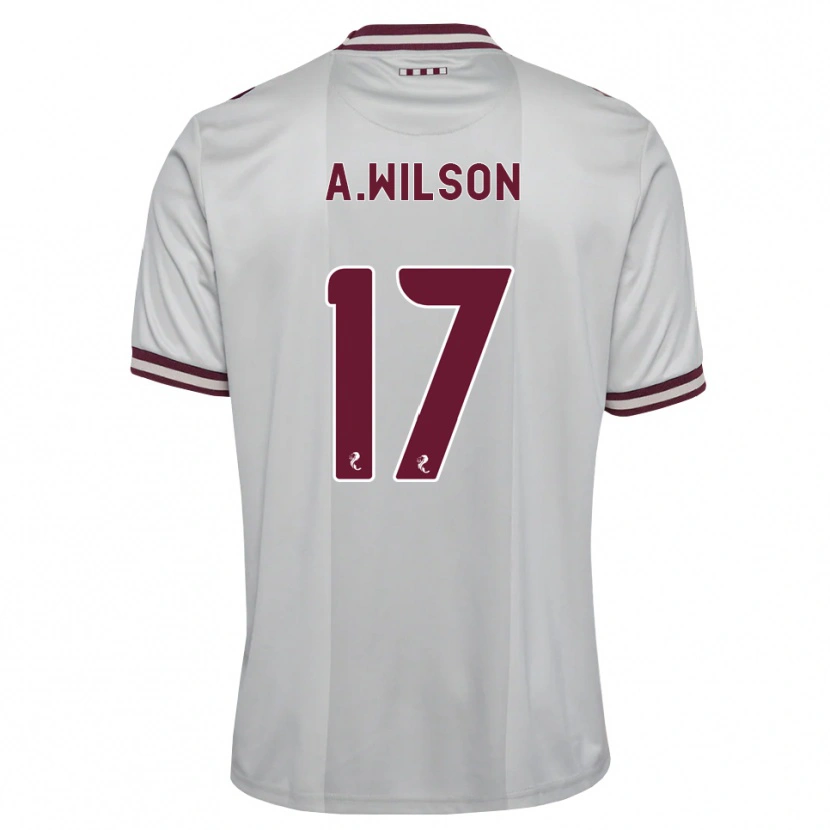 Danxen Damen Alfie Wilson #17 Weiß Burgunder Auswärtstrikot Trikot 2026/27 T-Shirt Österreich