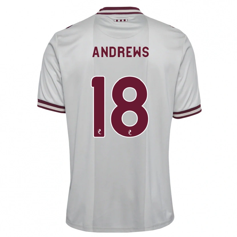 Danxen Damen Joely Andrews #18 Weiß Burgunder Auswärtstrikot Trikot 2026/27 T-Shirt Österreich