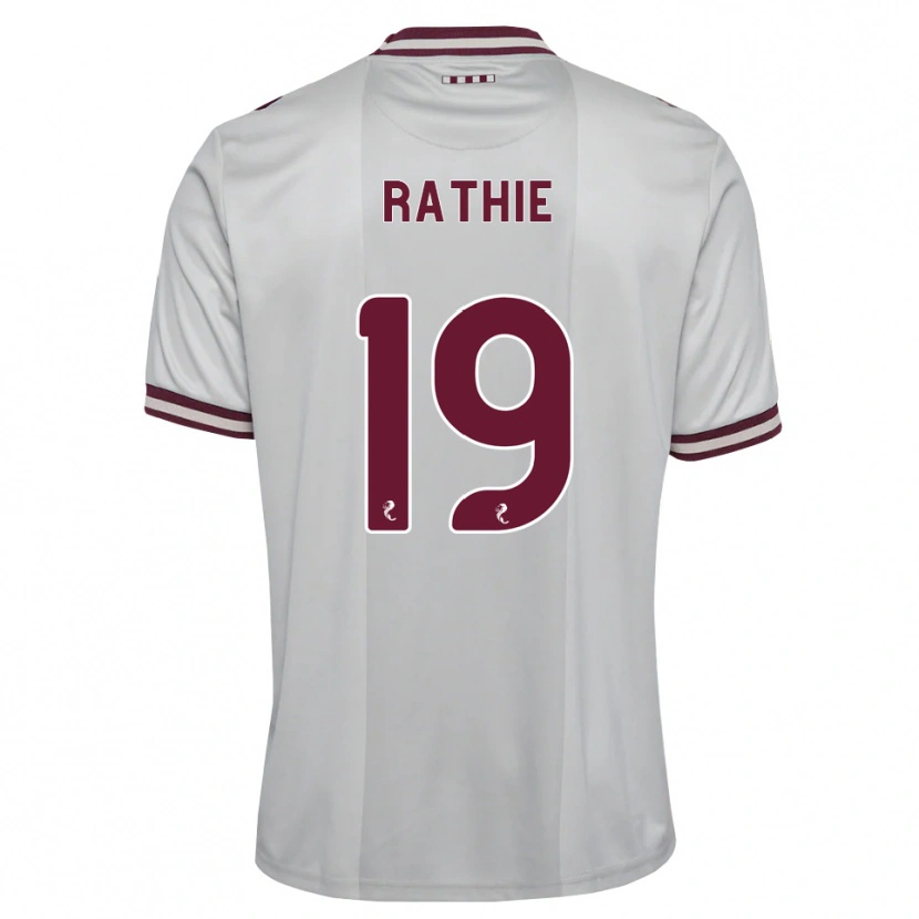 Danxen Damen Luke Rathie #19 Weiß Burgunder Auswärtstrikot Trikot 2026/27 T-Shirt Österreich