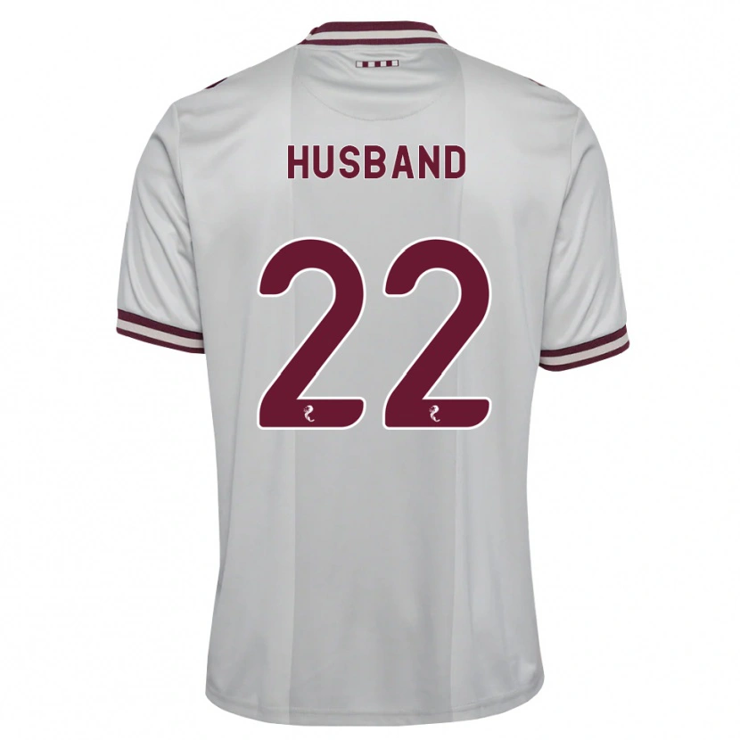 Danxen Damen Jessica Husband #22 Weiß Burgunder Auswärtstrikot Trikot 2026/27 T-Shirt Österreich