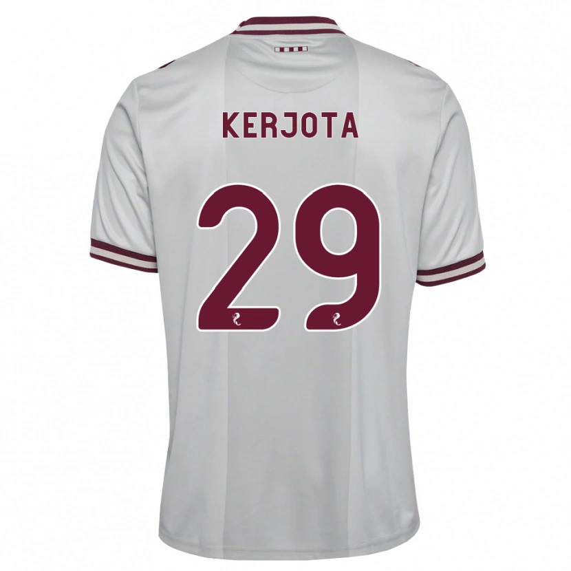 Danxen Damen Sabah Kerjota #29 Weiß Burgunder Auswärtstrikot Trikot 2026/27 T-Shirt Österreich
