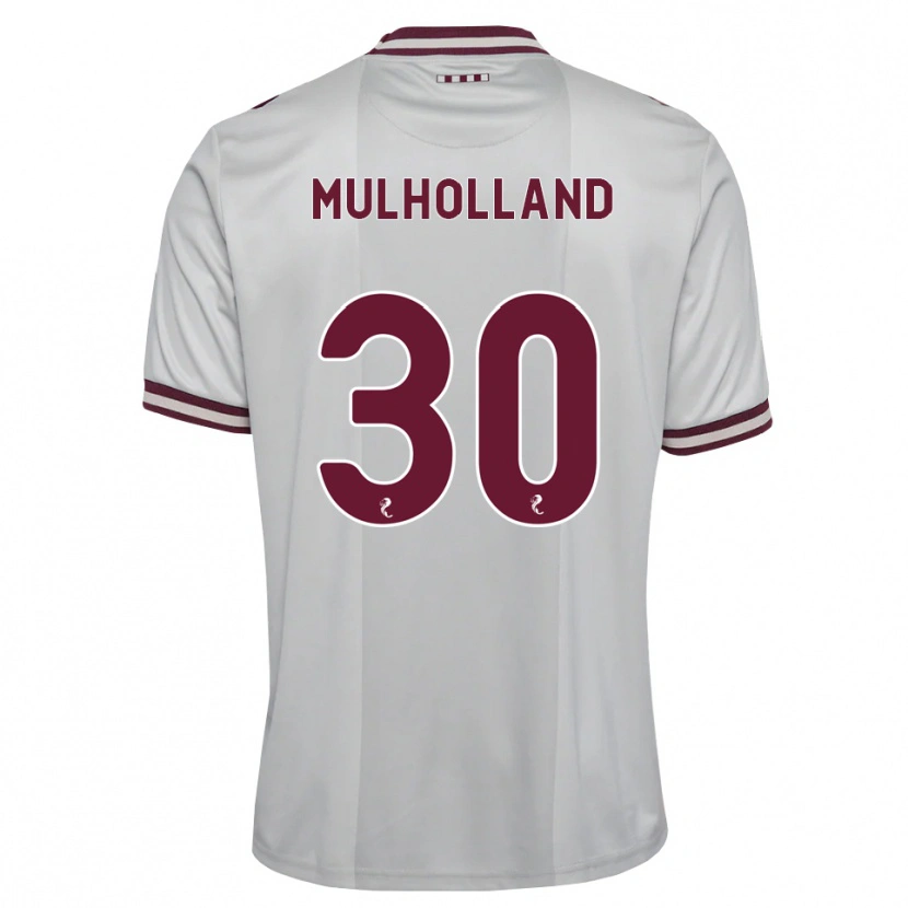 Danxen Damen James Mulholland #30 Weiß Burgunder Auswärtstrikot Trikot 2026/27 T-Shirt Österreich
