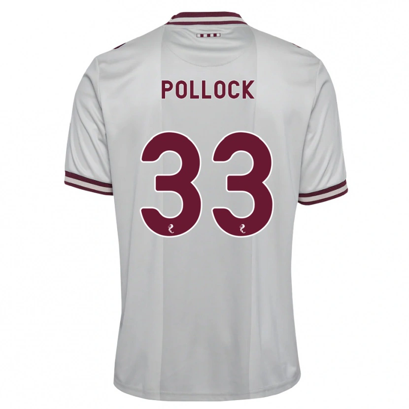 Danxen Damen Finlay Pollock #33 Weiß Burgunder Auswärtstrikot Trikot 2026/27 T-Shirt Österreich