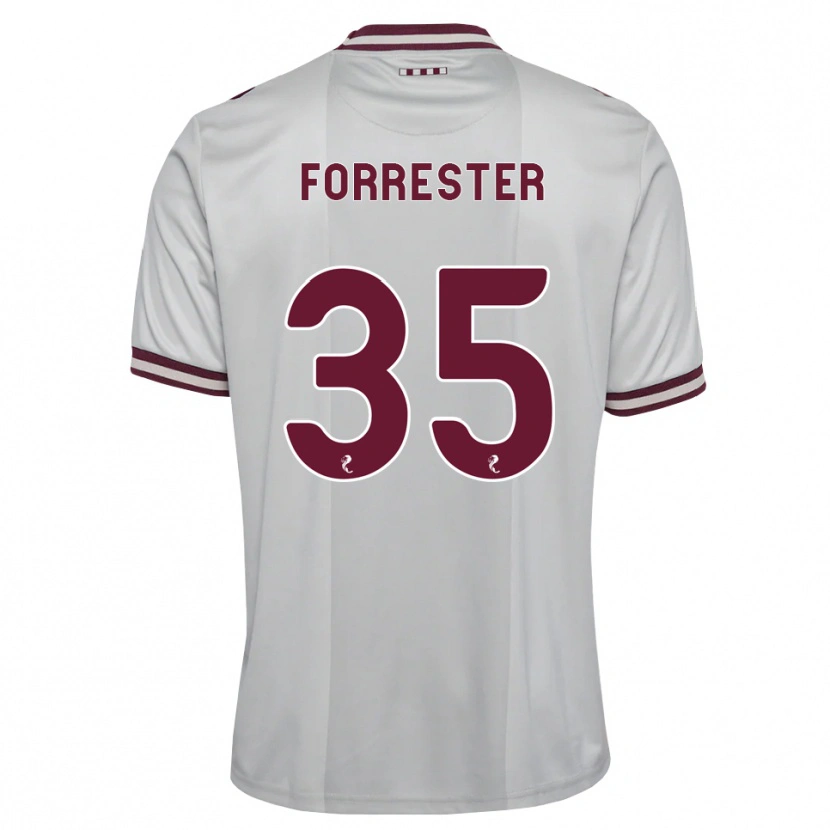 Danxen Damen Adam Forrester #35 Weiß Burgunder Auswärtstrikot Trikot 2026/27 T-Shirt Österreich