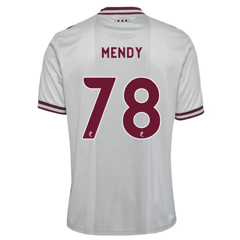 Danxen Damen Laurent Mendy #78 Weiß Burgunder Auswärtstrikot Trikot 2026/27 T-Shirt Österreich