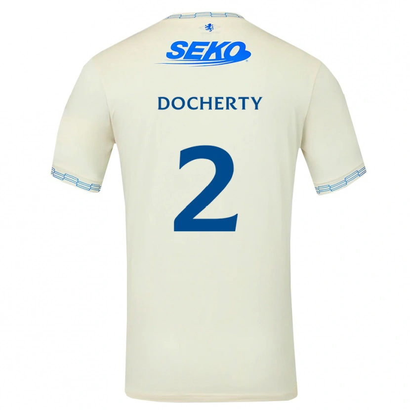 Danxen Damen Nicola Docherty #2 Tiefseeblau Weiß Auswärtstrikot Trikot 2026/27 T-Shirt Österreich