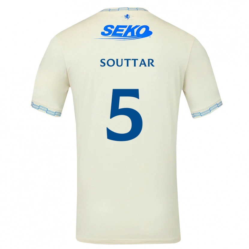 Danxen Damen John Souttar #5 Tiefseeblau Weiß Auswärtstrikot Trikot 2026/27 T-Shirt Österreich