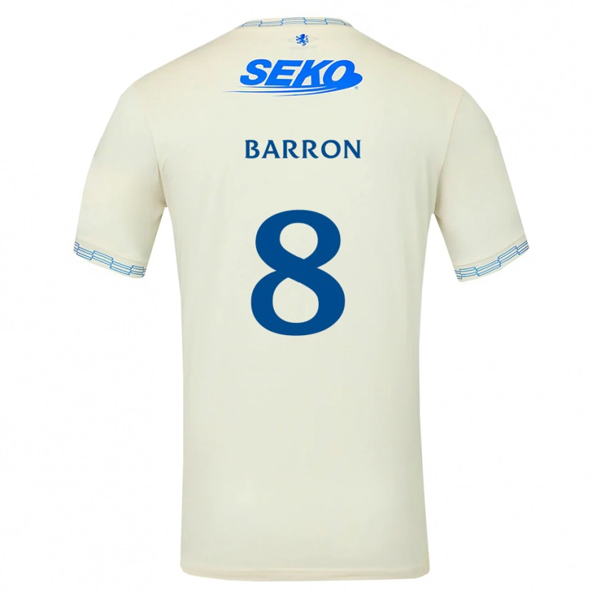 Danxen Damen Connor Barron #8 Tiefseeblau Weiß Auswärtstrikot Trikot 2026/27 T-Shirt Österreich