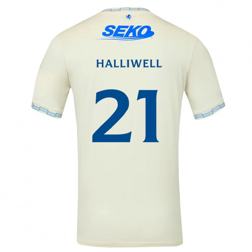 Danxen Damen Alfie Halliwell #21 Tiefseeblau Weiß Auswärtstrikot Trikot 2026/27 T-Shirt Österreich