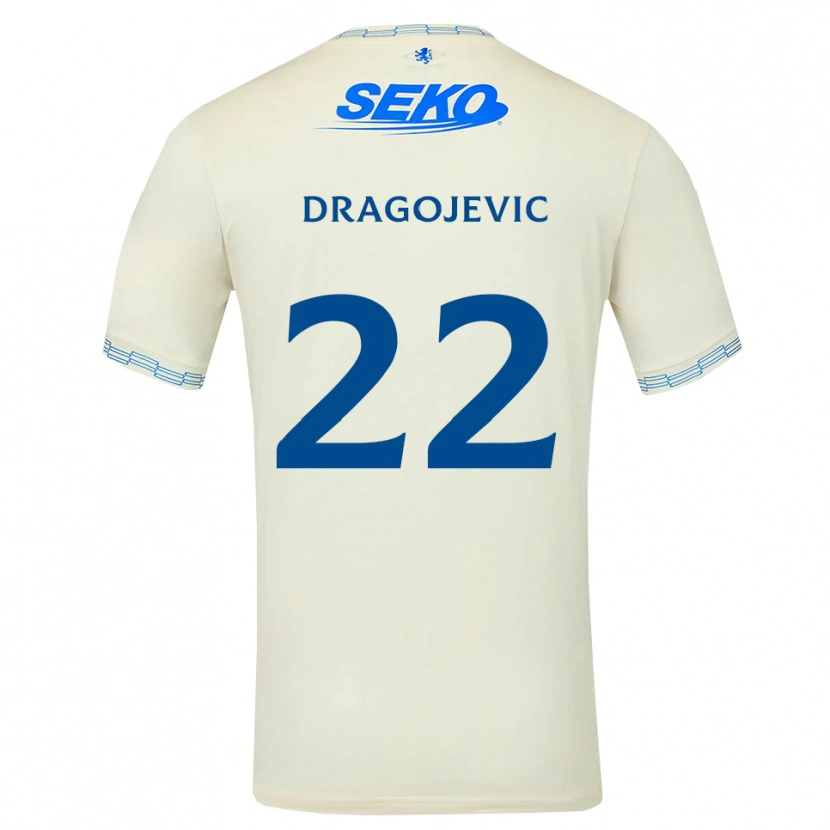 Danxen Damen Vanja Dragojevic #22 Tiefseeblau Weiß Auswärtstrikot Trikot 2026/27 T-Shirt Österreich