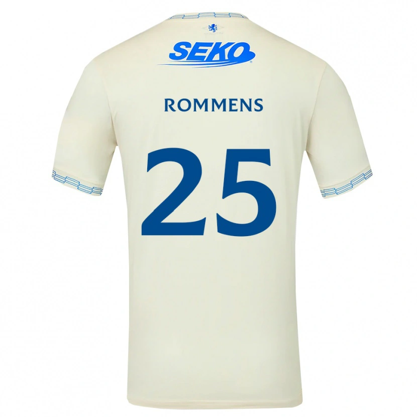Danxen Damen Tuur Rommens #25 Tiefseeblau Weiß Auswärtstrikot Trikot 2026/27 T-Shirt Österreich