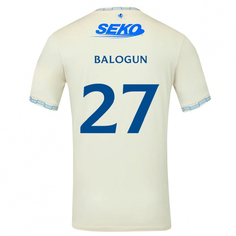 Danxen Damen Leon Balogun #27 Tiefseeblau Weiß Auswärtstrikot Trikot 2026/27 T-Shirt Österreich