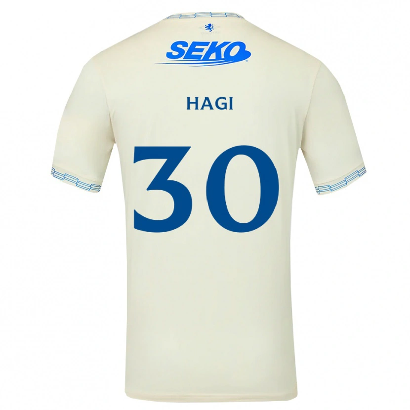 Danxen Damen Ianis Hagi #30 Tiefseeblau Weiß Auswärtstrikot Trikot 2026/27 T-Shirt Österreich