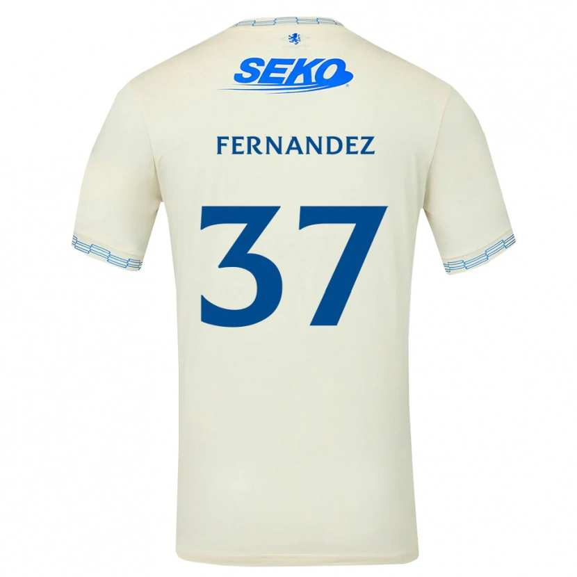 Danxen Damen Emmanuel Fernandez #37 Tiefseeblau Weiß Auswärtstrikot Trikot 2026/27 T-Shirt Österreich