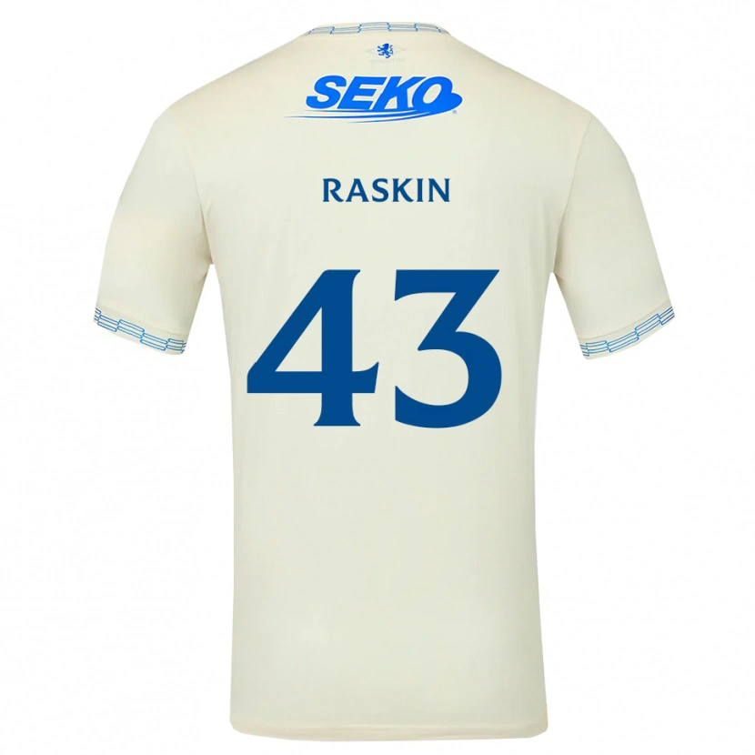 Danxen Damen Nicolas Raskin #43 Tiefseeblau Weiß Auswärtstrikot Trikot 2026/27 T-Shirt Österreich