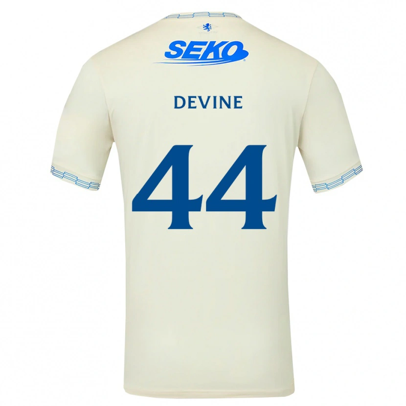 Danxen Damen Adam Devine #44 Tiefseeblau Weiß Auswärtstrikot Trikot 2026/27 T-Shirt Österreich