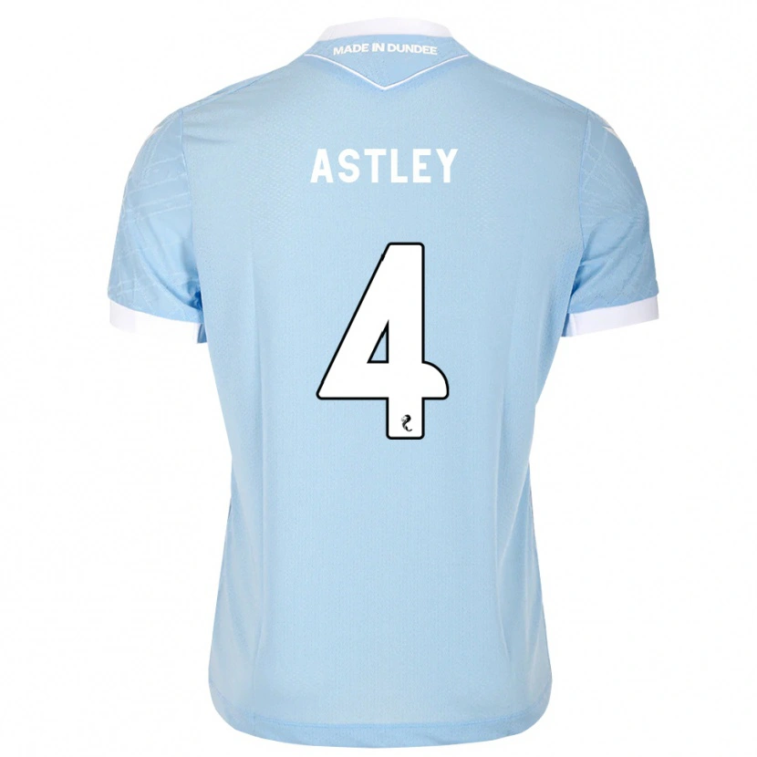 Danxen Damen Ryan Astley #4 Himmelblau Weiß Auswärtstrikot Trikot 2026/27 T-Shirt Österreich