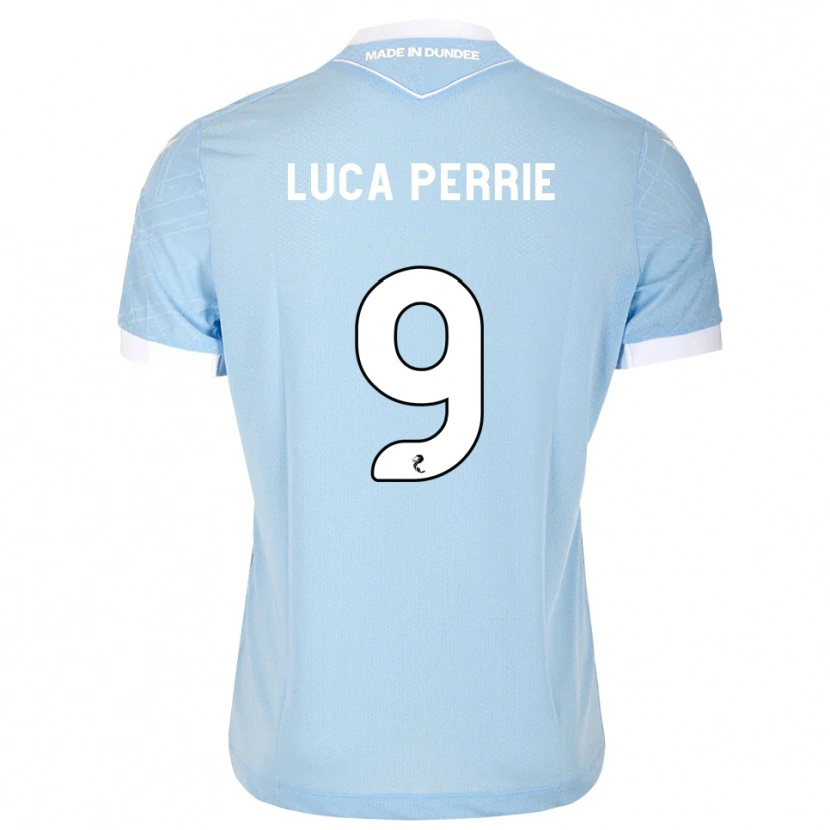Danxen Damen Luca Perrie #9 Himmelblau Weiß Auswärtstrikot Trikot 2026/27 T-Shirt Österreich