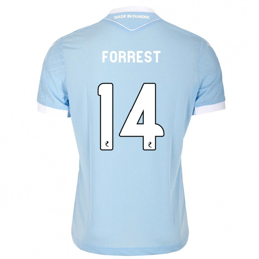 Danxen Damen Alan Forrest #14 Himmelblau Weiß Auswärtstrikot Trikot 2026/27 T-Shirt Österreich