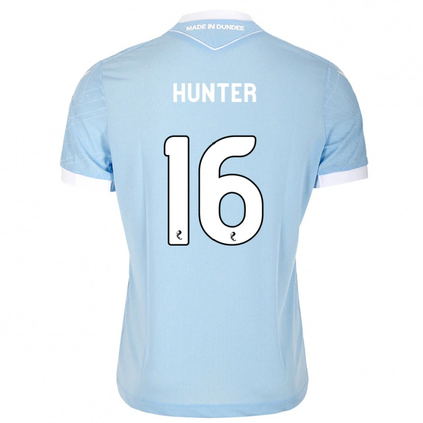 Danxen Damen Michael Hunter #16 Himmelblau Weiß Auswärtstrikot Trikot 2026/27 T-Shirt Österreich