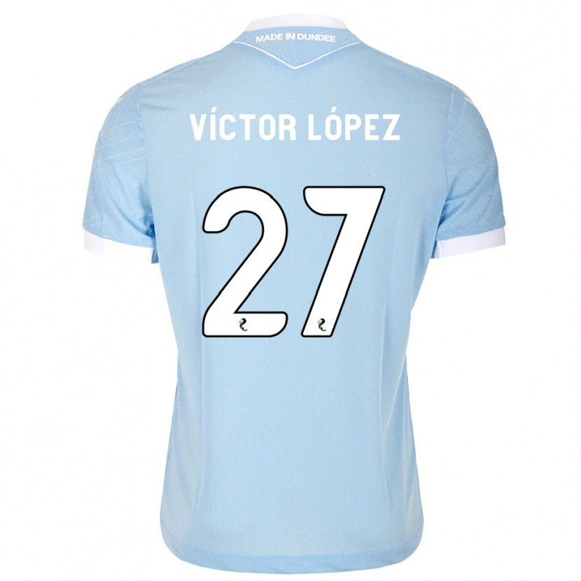 Danxen Damen Victor Lopez #27 Himmelblau Weiß Auswärtstrikot Trikot 2026/27 T-Shirt Österreich
