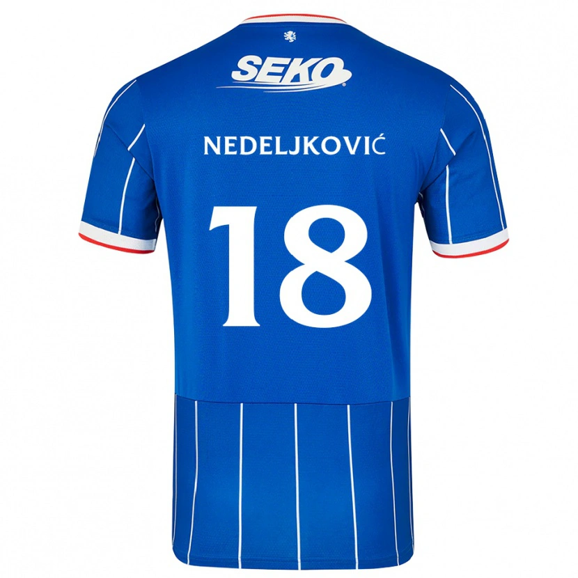 Danxen Damen Kosta Nedeljkovic #18 Rot Blau Weiß Heimtrikot Trikot 2026/27 T-Shirt Österreich