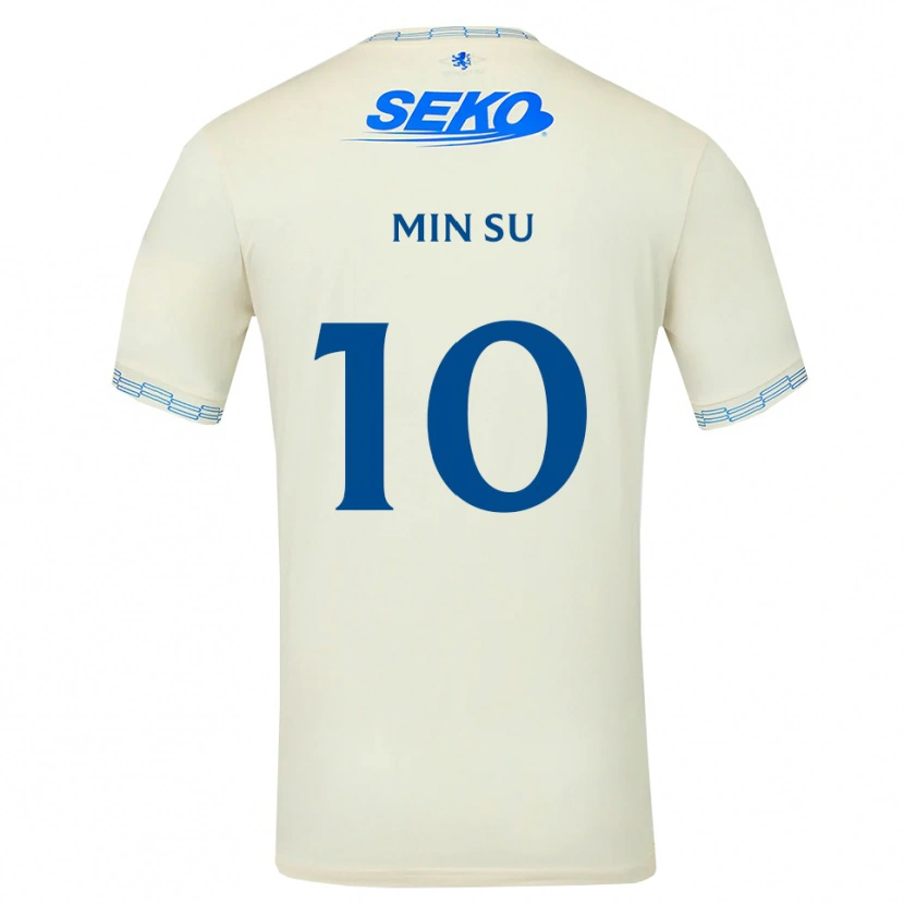 Danxen Damen Min-Su Kim #10 Tiefseeblau Weiß Auswärtstrikot Trikot 2026/27 T-Shirt Österreich