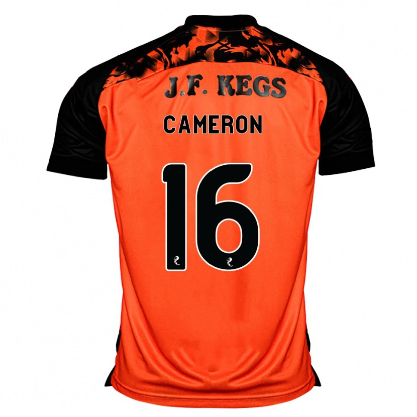 Danxen Kinder Lyall Cameron #16 Orange Schwarz Weiß Heimtrikot Trikot 2026/27 T-Shirt Österreich