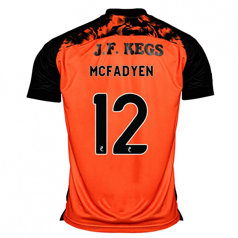 Danxen Kinder Stacey Mcfadyen #12 Orange Schwarz Weiß Heimtrikot Trikot 2026/27 T-Shirt Österreich