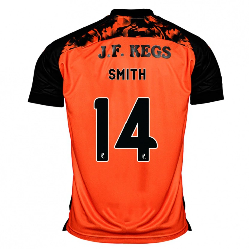 Danxen Kinder Ellis Smith #14 Orange Schwarz Weiß Heimtrikot Trikot 2026/27 T-Shirt Österreich