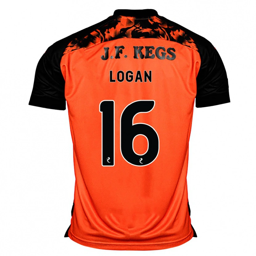 Danxen Kinder Alex Logan #16 Orange Schwarz Weiß Heimtrikot Trikot 2026/27 T-Shirt Österreich