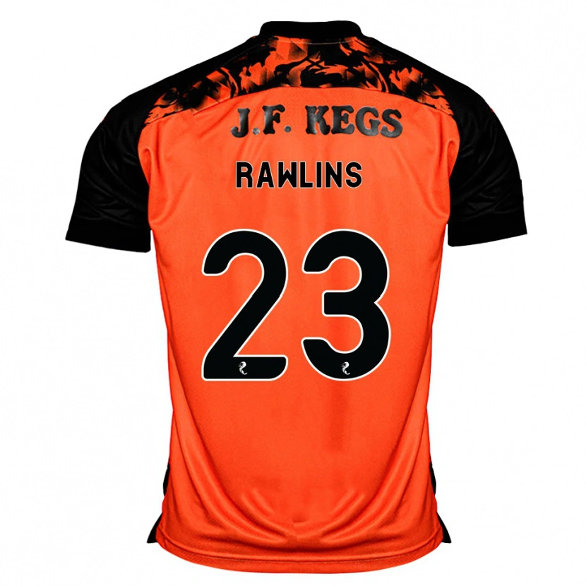 Danxen Kinder Joshua Rawlins #23 Orange Schwarz Weiß Heimtrikot Trikot 2026/27 T-Shirt Österreich