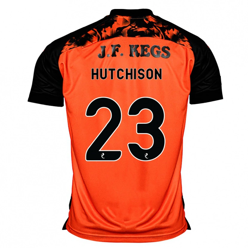 Danxen Kinder Daisy Hutchison #23 Orange Schwarz Weiß Heimtrikot Trikot 2026/27 T-Shirt Österreich