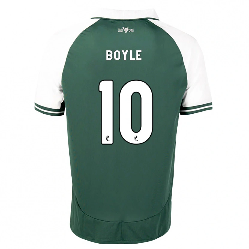 Danxen Kinder Martin Boyle #10 Seegrün Weiß Heimtrikot Trikot 2026/27 T-Shirt Österreich