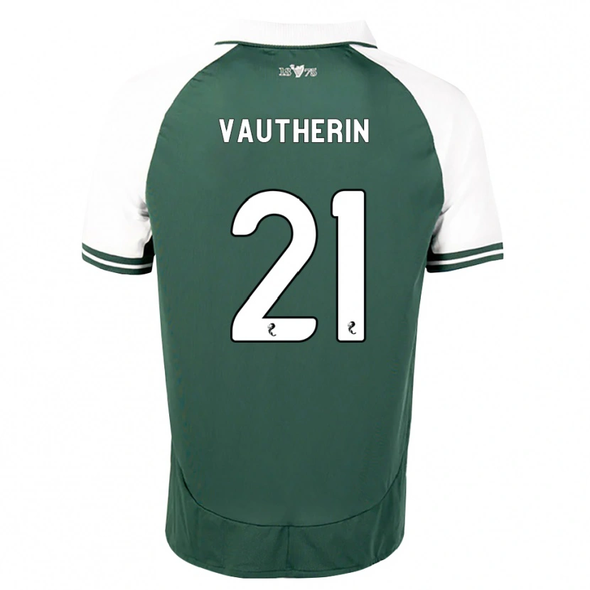 Danxen Kinder Sam Vautherin #21 Seegrün Weiß Heimtrikot Trikot 2026/27 T-Shirt Österreich