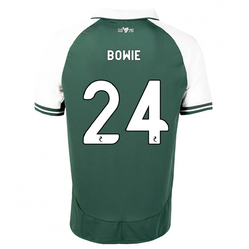 Danxen Kinder Tegan Bowie #24 Seegrün Weiß Heimtrikot Trikot 2026/27 T-Shirt Österreich