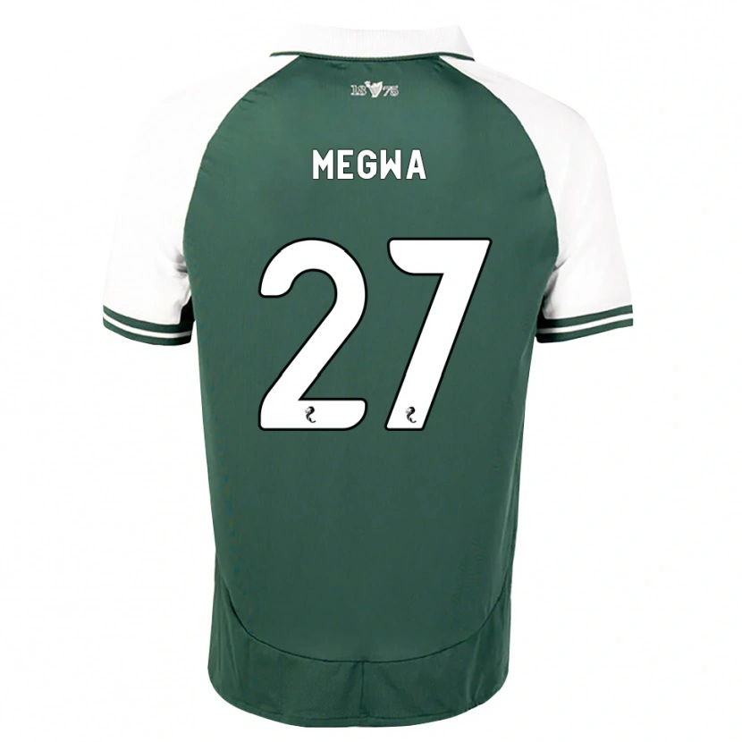Danxen Kinder Kanayo Megwa #27 Seegrün Weiß Heimtrikot Trikot 2026/27 T-Shirt Österreich