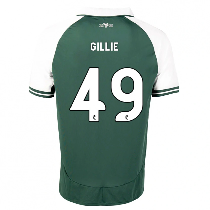 Danxen Kinder Lewis Gillie #49 Seegrün Weiß Heimtrikot Trikot 2026/27 T-Shirt Österreich