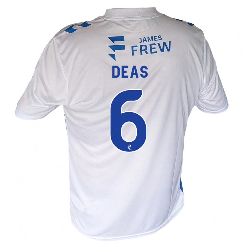 Danxen Kinder Robbie Deas #6 Königsblau Weiß Heimtrikot Trikot 2026/27 T-Shirt Österreich