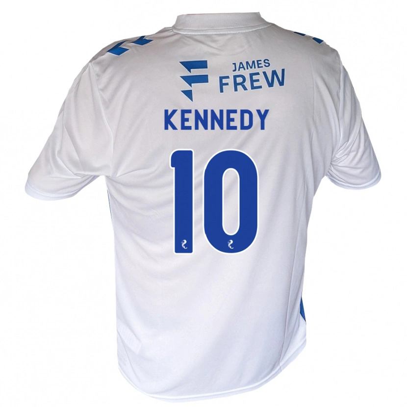 Danxen Kinder Matty Kennedy #10 Königsblau Weiß Heimtrikot Trikot 2026/27 T-Shirt Österreich