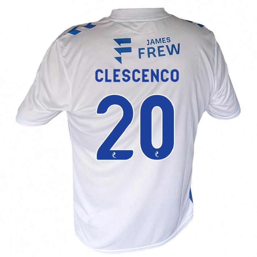 Danxen Kinder Nicky Clescenco #20 Königsblau Weiß Heimtrikot Trikot 2026/27 T-Shirt Österreich