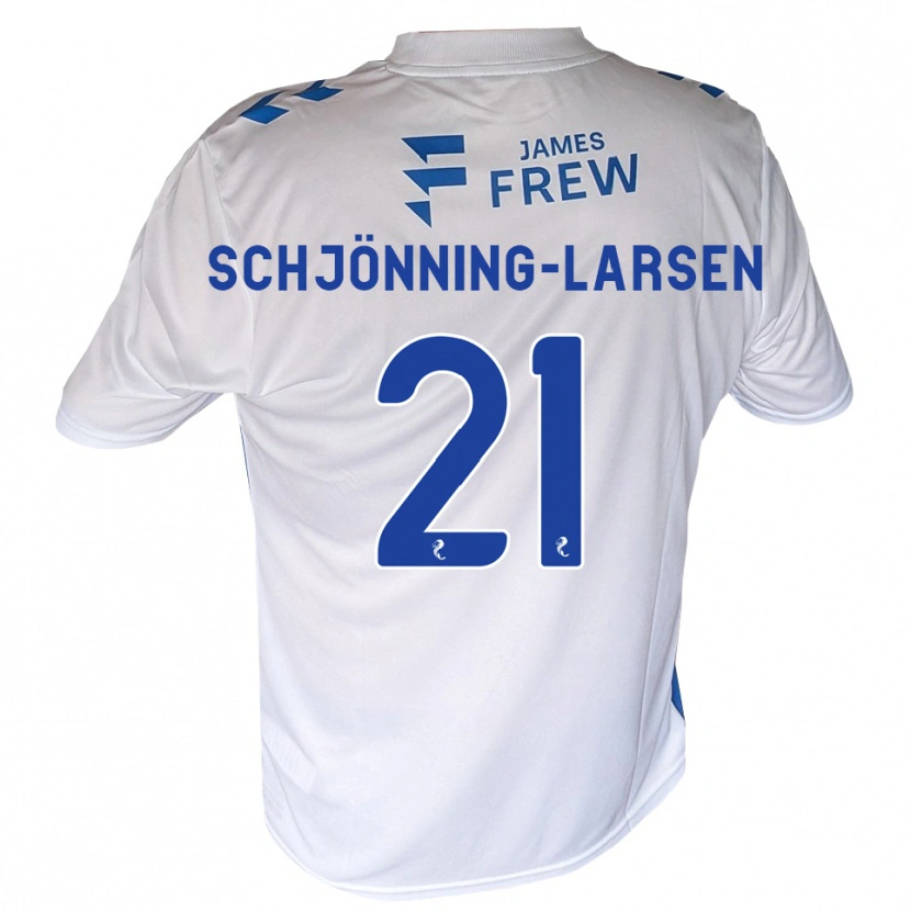 Danxen Kinder Michael Schjönning-Larsen #21 Königsblau Weiß Heimtrikot Trikot 2026/27 T-Shirt Österreich